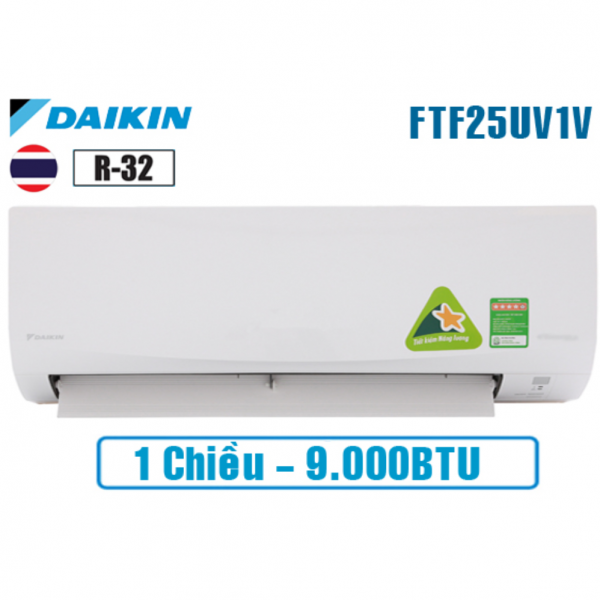 Điều hòa Daikin 9000BTU 1 chiều FTF25UV1V